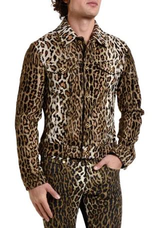 versace artikel presentation|Versace leopard illusion jeans.